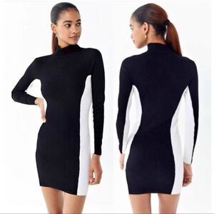 Urban outfitters ribbed color block knit dress